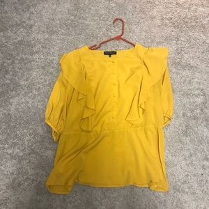 Eloquii Ruffle Blouse